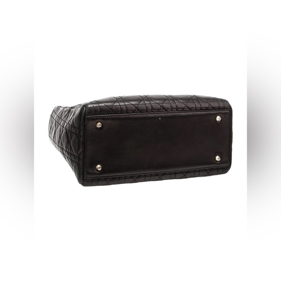 RARE Vintage Dior Lady Dior Bag Medium Cannage - Picture 4 of 13